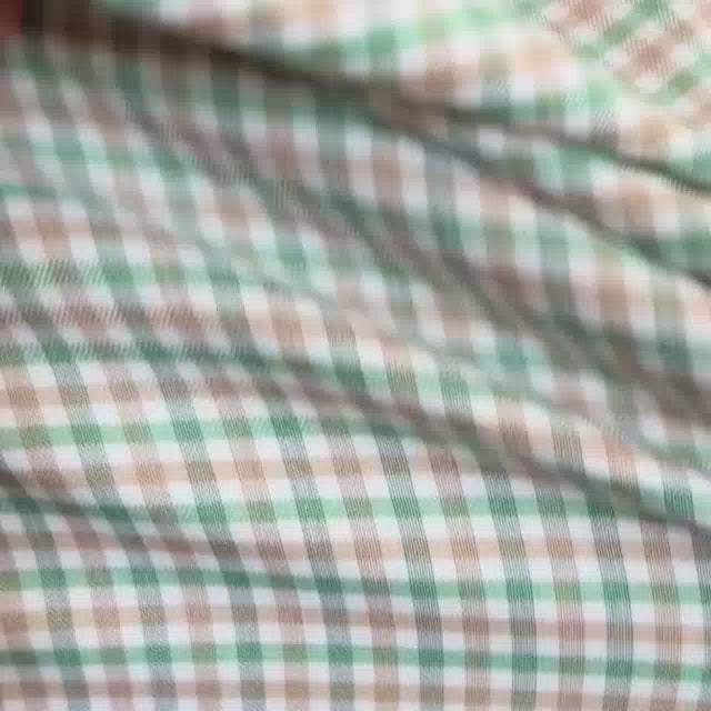 The Green Journey Flex Performance Tattersall Custom Shirt Custom Dress Shirt- Ledbury