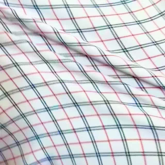 The Orange Journey Flex Performance Windowpane Custom Shirt Custom Dress Shirt- Ledbury