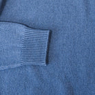 The Slate Blue Ashton Quarter-Zip Sweater Sweater- Ledbury