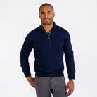 The Navy Easterley Half-Zip Sweater Sweater- Ledbury