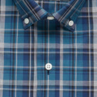 The Dark Blue Lanvale Plaid Casual Shirt Casual Shirt- Ledbury
