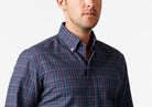 The Navy Palmyra Check Casual Shirt Casual Shirt- Ledbury