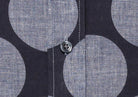 The Navy Foundry Print Casual Shirt Casual Shirt- Ledbury