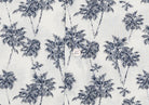 The Navy Short Sleeve Bennett Palm Print Casual Shirt Short Sleeve- Ledbury