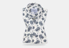 The Navy Short Sleeve Bennett Palm Print Casual Shirt Short Sleeve- Ledbury