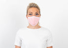 The Ross Silver Ion Jersey Antibacterial Pink & Purple Mask 2-Pack Mask- Ledbury