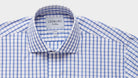 The Blue Urbana Box Check Dress Shirt Legacy Supercore- Ledbury