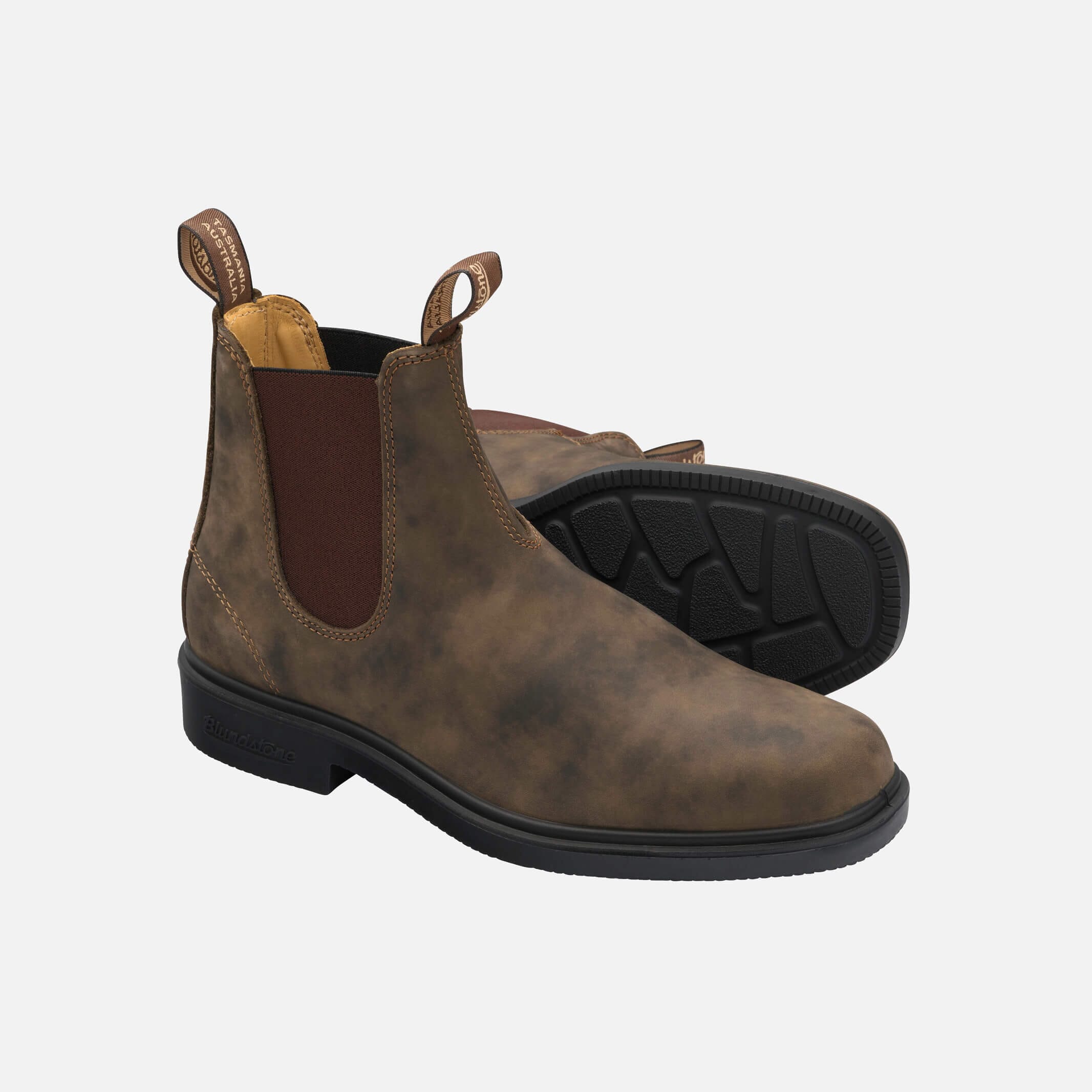 Blundstone Rustic Brown Dress Chelsea Boot Footwear- Ledbury