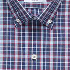 The Airforce Blue Pierce Check Casual Shirt Casual Shirt- Ledbury