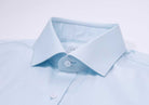 The Light Blue Adler Fine Twill Custom Shirt Custom Dress Shirt- Ledbury