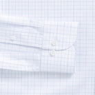 The Blue Albini Smallridge Check Custom Shirt Custom Dress Shirt- Ledbury