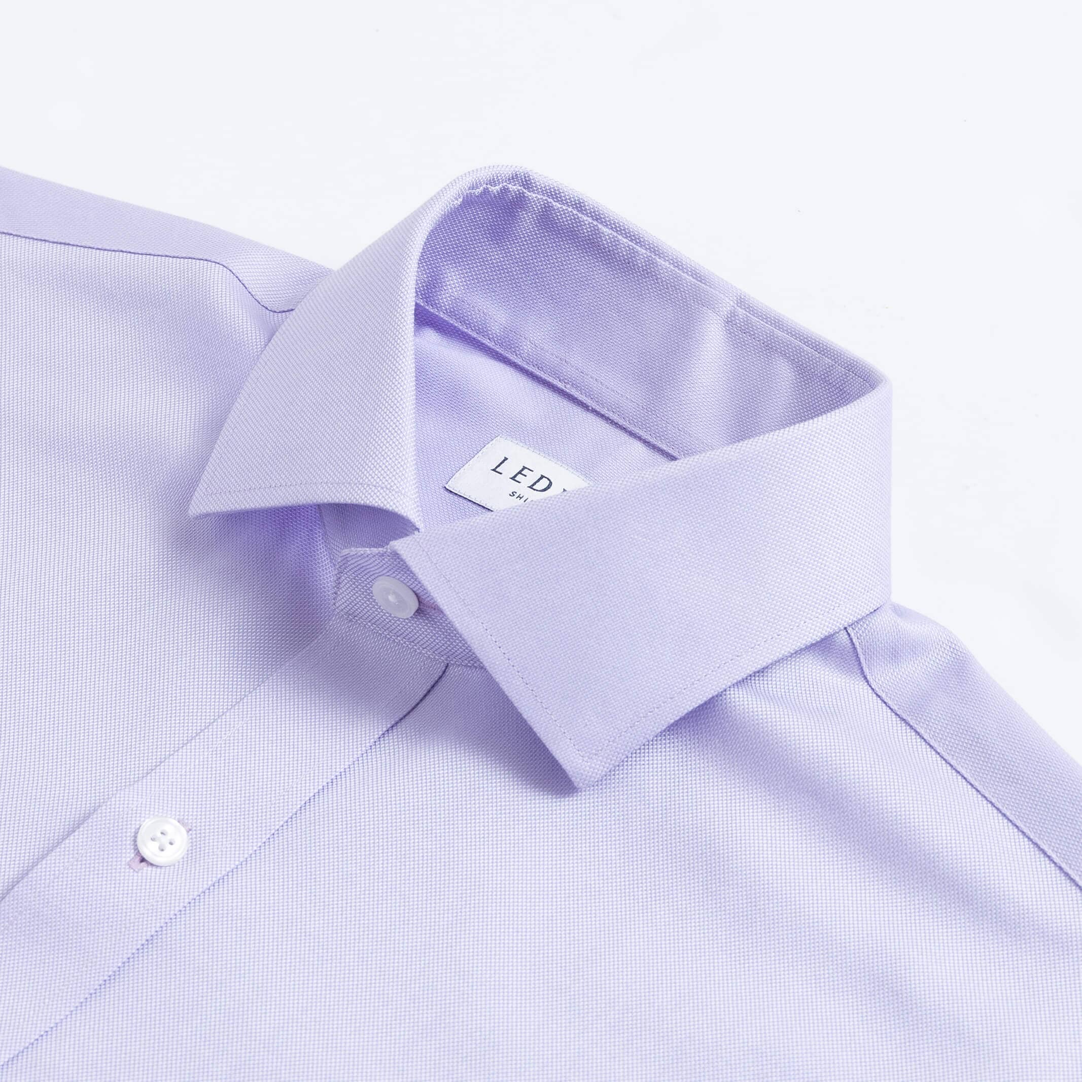 The Lavender Belvedere Royal Oxford Custom Shirt Custom Dress Shirt- Ledbury
