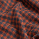 The Pumpkin Farwell Gingham Custom Shirt Custom Casual Shirt- Ledbury