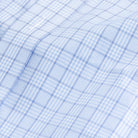 The Light Blue Thomas Mason Fritz Plaid Custom Shirt Custom Dress Shirt- Ledbury