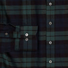 The Navy Gibbs Flannel Custom Shirt Custom Casual Shirt- Ledbury