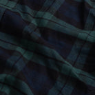 The Navy Gibbs Flannel Custom Shirt Custom Casual Shirt- Ledbury