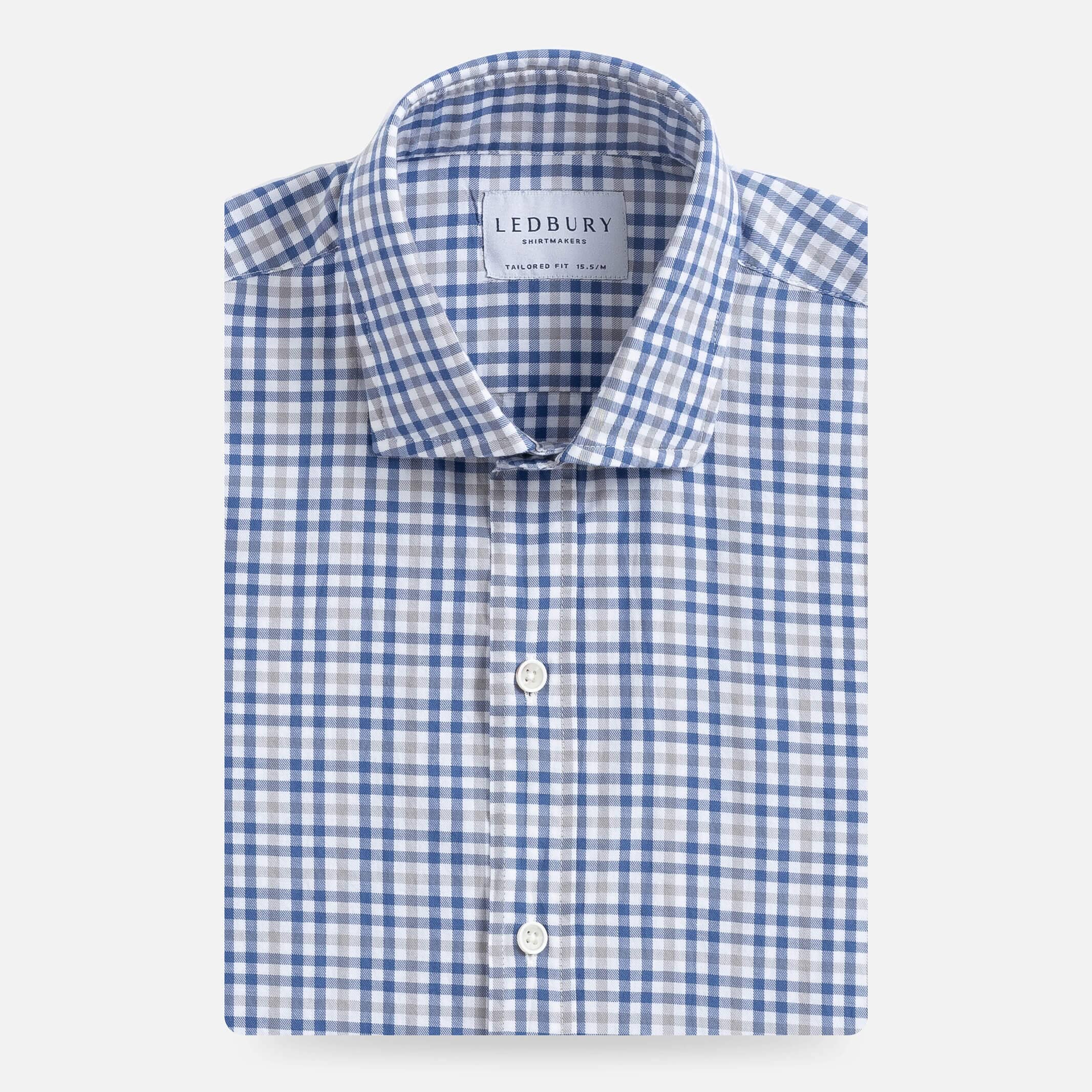The Blue Ginby Twill Dress Shirt Dress Shirt- Ledbury