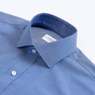 The Blue Harrison Pinpoint Oxford Custom Shirt Custom Dress Shirt- Ledbury