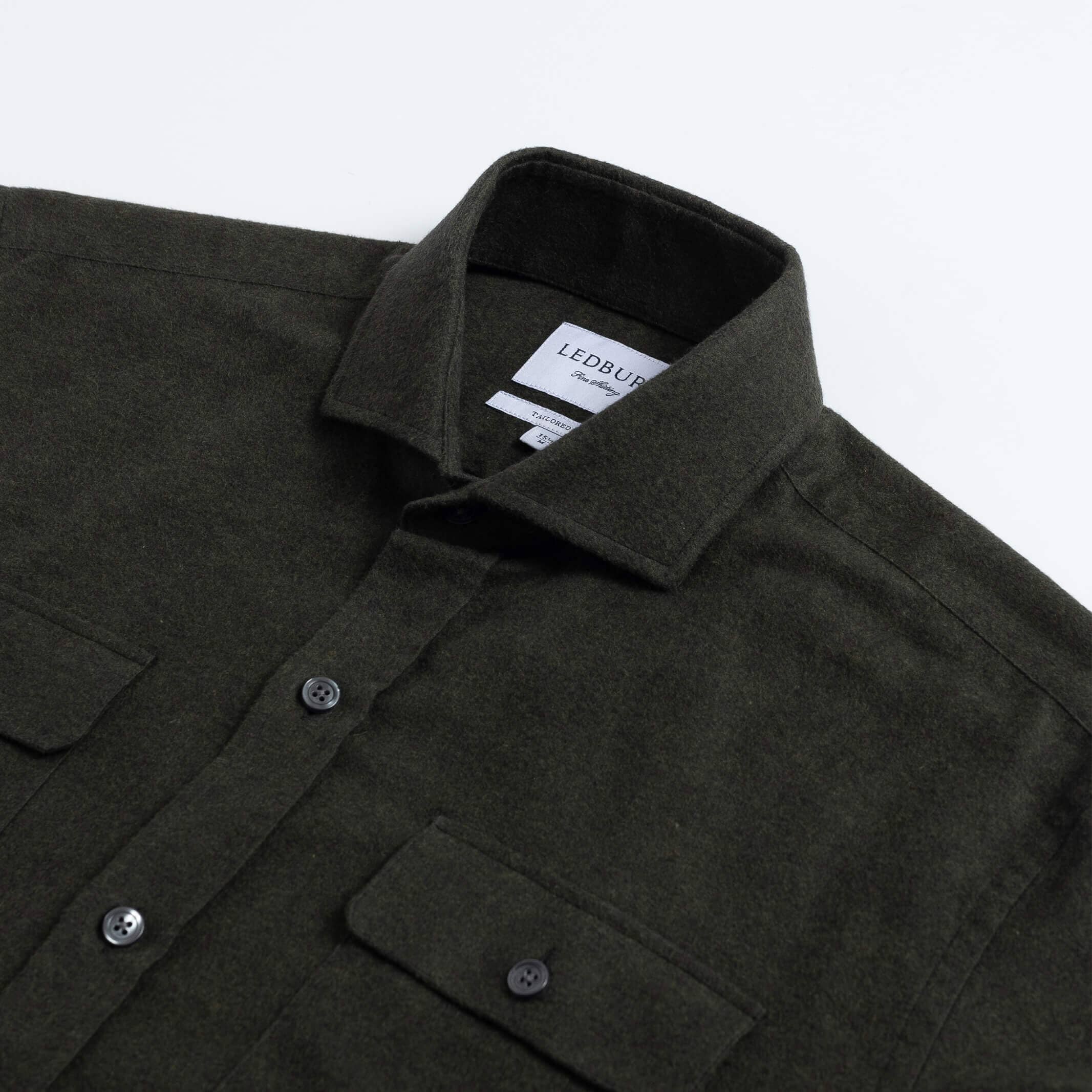 The Loden Heather Heyming Flannel Casual Shirt Casual Shirt- Ledbury