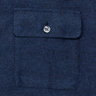 The Dark Blue Heather Heyming Flannel Custom Shirt Custom Casual Shirt- Ledbury