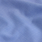 Kent micro-twill fabric close-up - deep blue micro gingham check texture