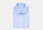 The Light Blue Kilby Non Iron Gingham Custom Shirt Custom Dress Shirt- Ledbury