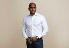 The Light Blue Lenox Sport Stripe Custom Shirt Custom Dress Shirt- Ledbury