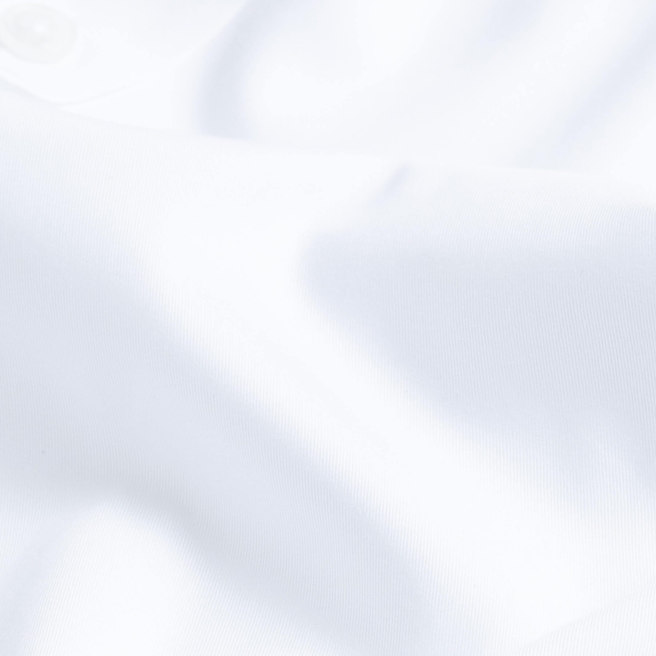 Fine twill fabric in white - ultra-soft lightweight never sheer cotton