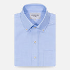 The Light Blue Short Sleeve Mayfield Oxford Custom Shirt Custom Short Sleeve Shirt- Ledbury