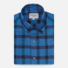 The Saphire Short Sleeve Reardon Linen Check Custom Shirt Custom Short Sleeve Shirt- Ledbury
