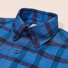 The Saphire Short Sleeve Reardon Linen Check Custom Shirt Custom Short Sleeve Shirt- Ledbury