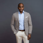 The Light Blue Talbott Jacquard Dot Custom Shirt Custom Dress Shirt- Ledbury