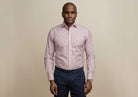 The Orange Thaler Check Custom Shirt Custom Dress Shirt- Ledbury