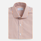 The Orange Thaler Check Custom Shirt Custom Dress Shirt- Ledbury