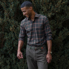 The Charcoal Warrington Flannel Custom Shirt Custom Casual Shirt- Ledbury
