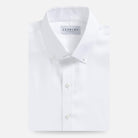The White Korte Non Iron Oxford Custom Shirt Custom Dress Shirt- Ledbury