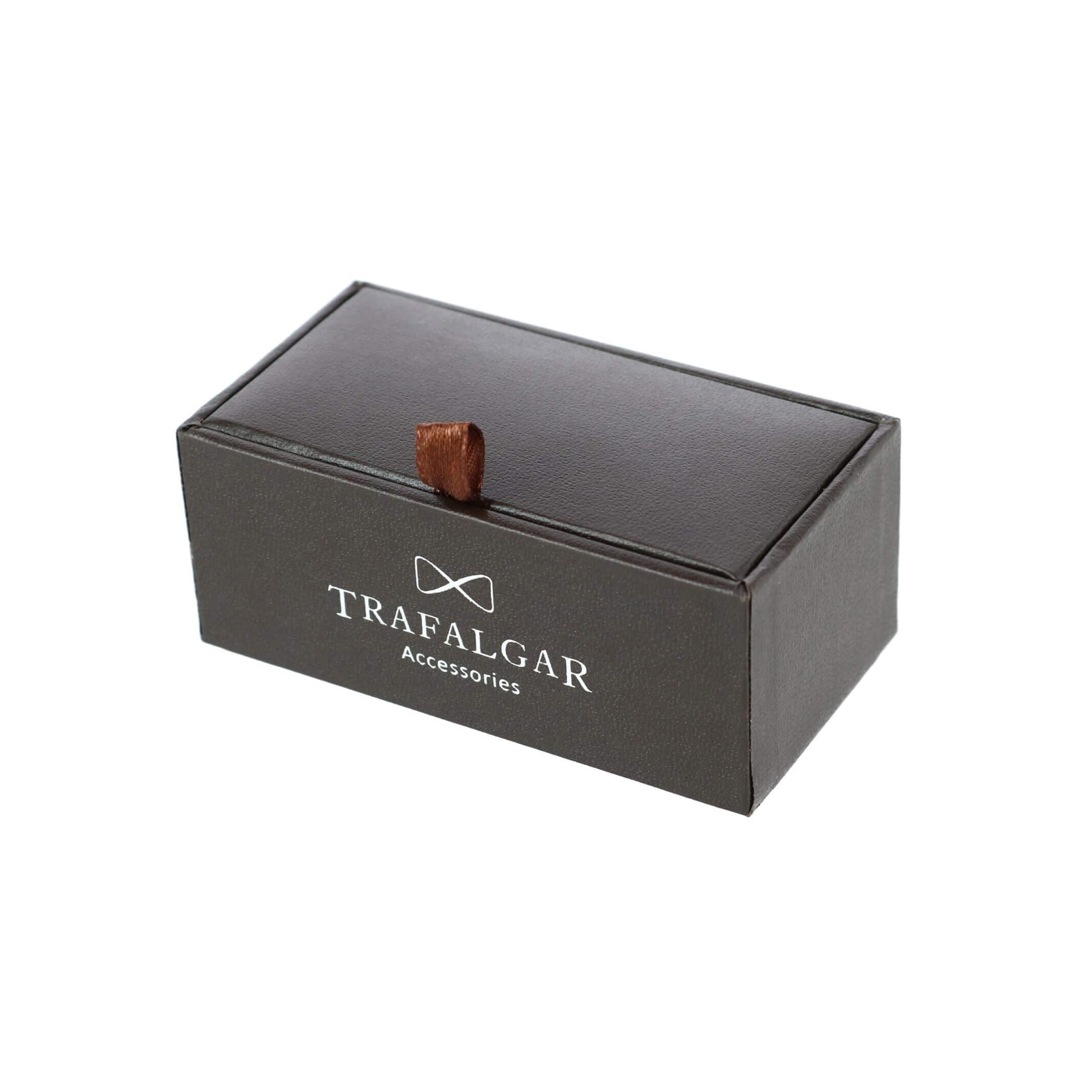 Trafalgar Sutton Genuine Onyx Tuxedo 4 Piece Stud Set Cufflinks- Ledbury