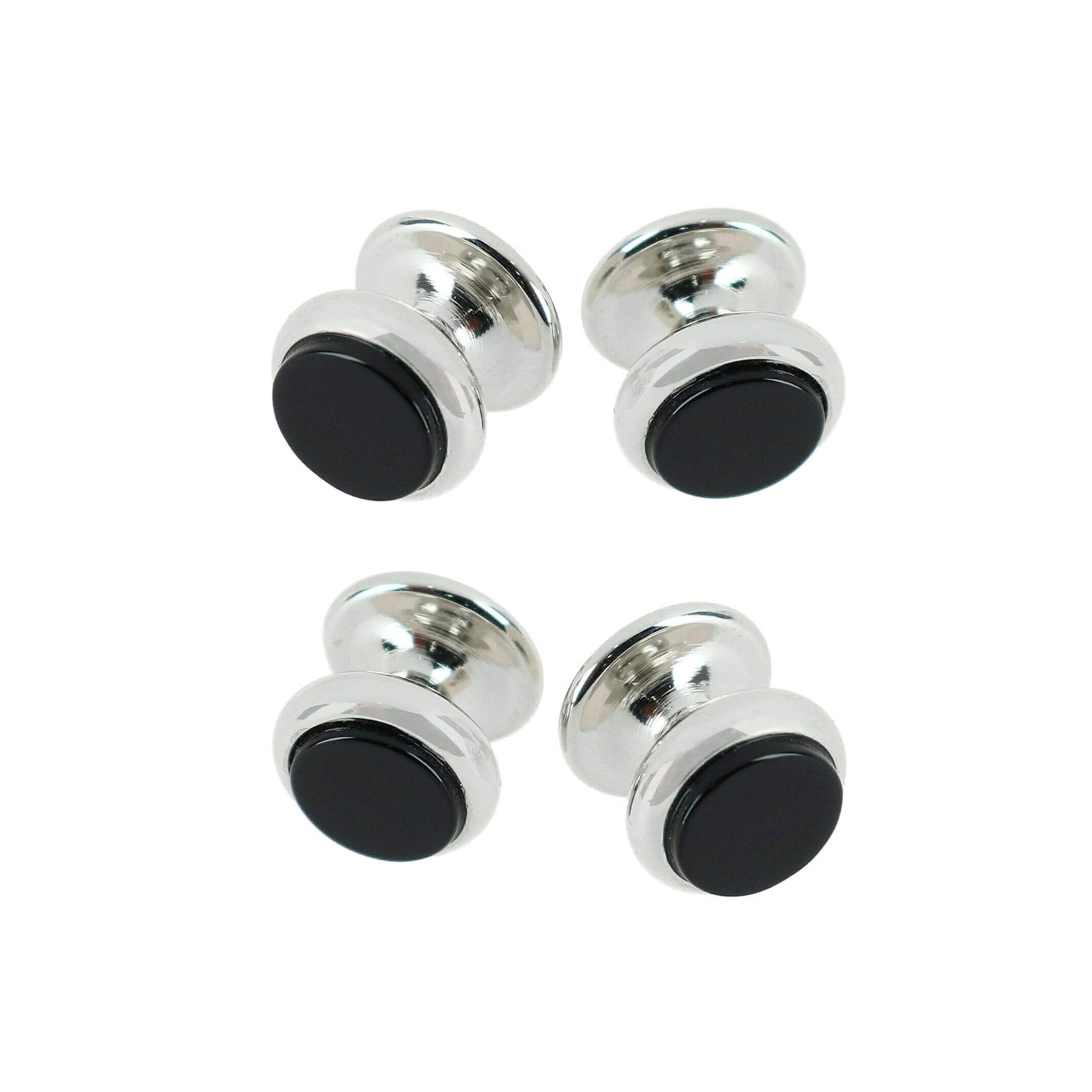 Trafalgar Sutton Genuine Onyx Tuxedo 4 Piece Stud Set Cufflinks- Ledbury