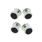 Trafalgar Sutton Genuine Onyx Tuxedo 4 Piece Stud Set Cufflinks- Ledbury
