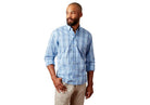 The Light Blue Vaughan Plaid Casual Shirt Casual Shirt- Ledbury