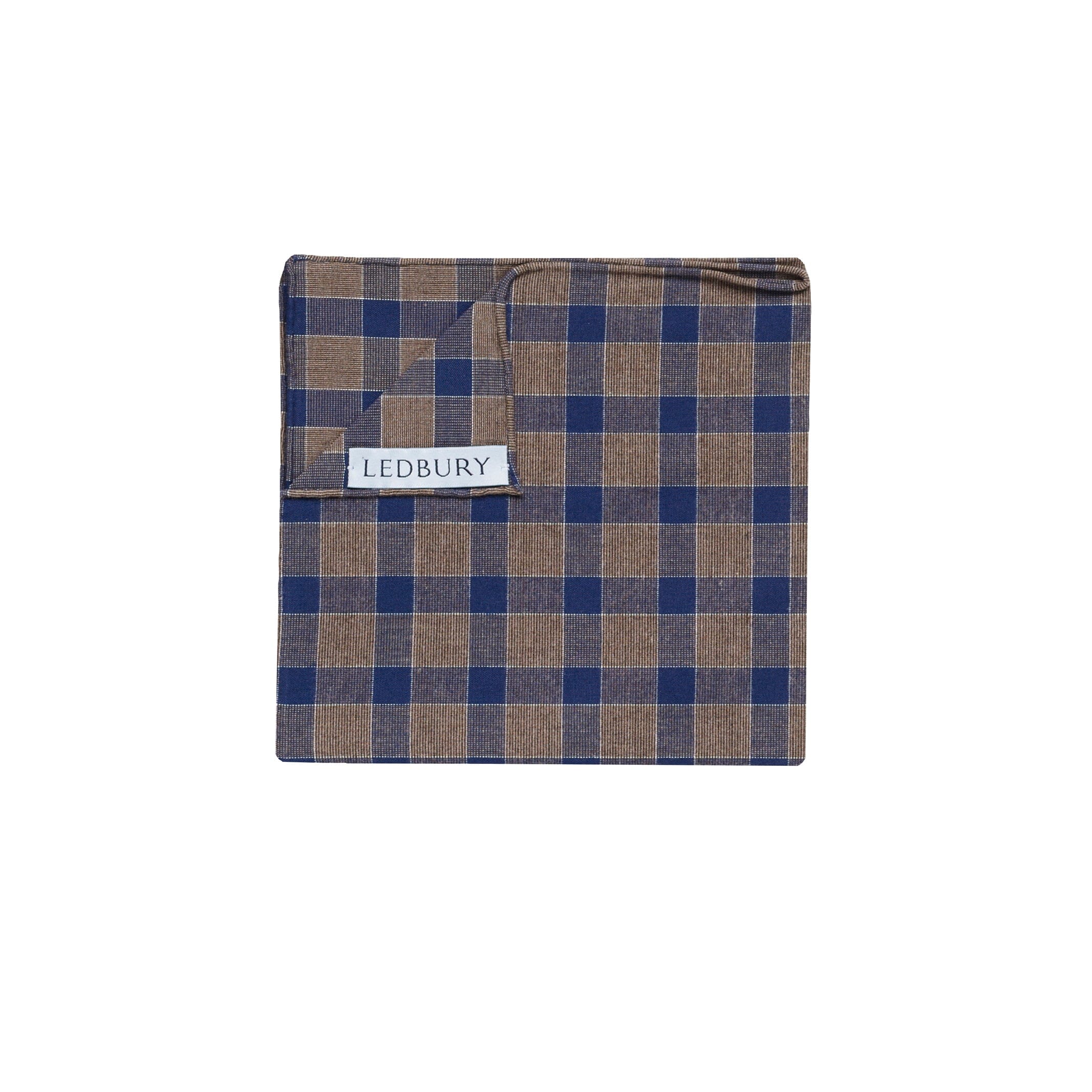 WS The Brown Marais Pocket Square Pocket Square- Ledbury