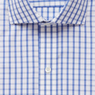 The Blue Urbana Box Check Dress Shirt Legacy Supercore- Ledbury