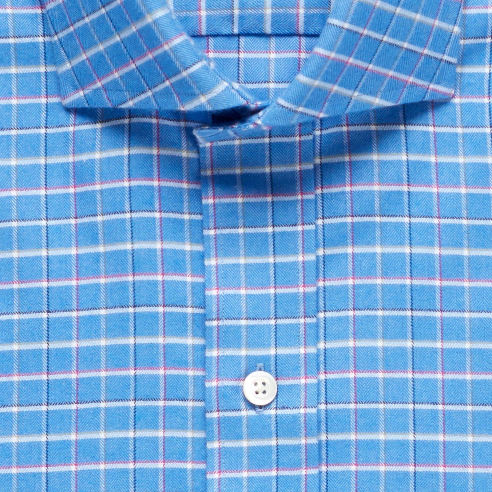 The Blue Herndon Check Casual Shirt Casual Shirt- Ledbury