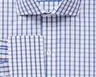The Blue Urbana Box Check Dress Shirt Legacy Supercore- Ledbury