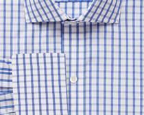 The Blue Urbana Box Check Dress Shirt Legacy Supercore- Ledbury