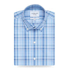 The Light Blue Vaughan Plaid Casual Shirt Casual Shirt- Ledbury